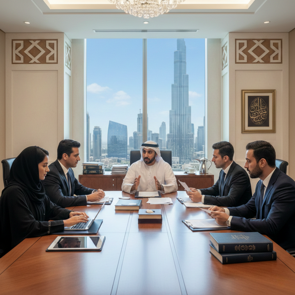 تفاوض قانوني لتسوية نزاع تجاري